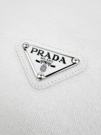 Prada Terry Towelling T-Shirt "White"