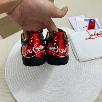 Christian Louboutin Fun Louis Junior "Black-Red"