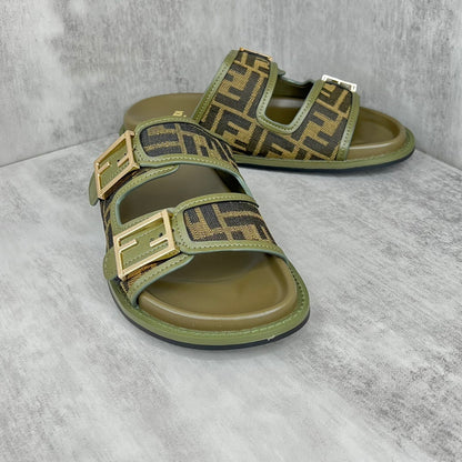 Fendi Sandals "Army Green"