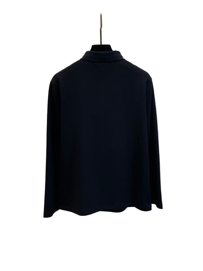 Burberry Polo Sweatshirt "Black"