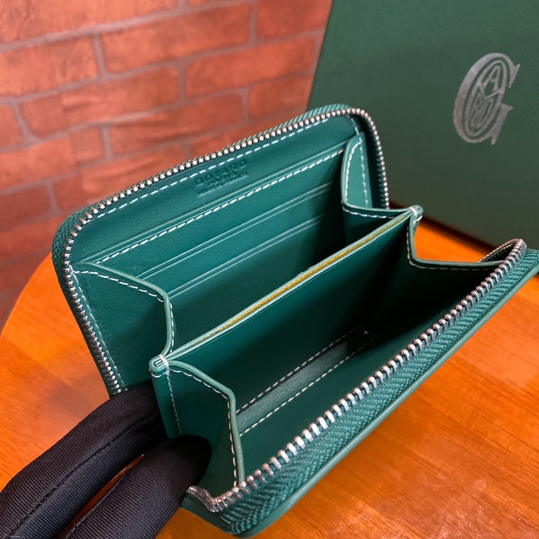 Goyard Matignon PM Wallet "Green"