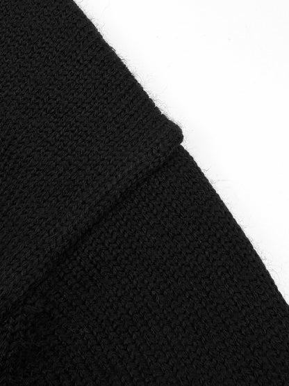 Dior Ribbon Sweater "Black Wool Jersey"