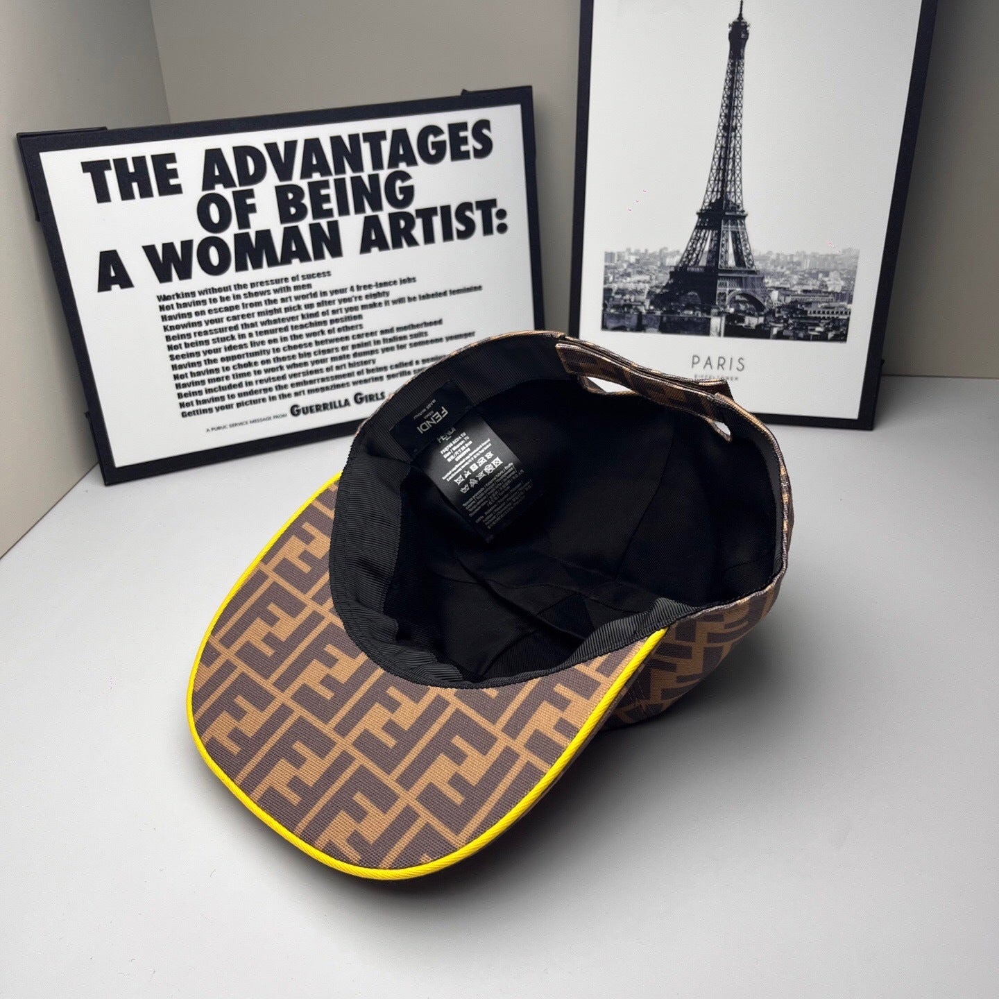Fendi FF Cotton Baseball Cap