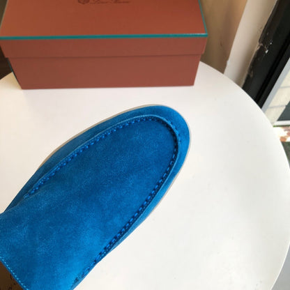 Loro Piana Summer Walk Loafers "Blue"