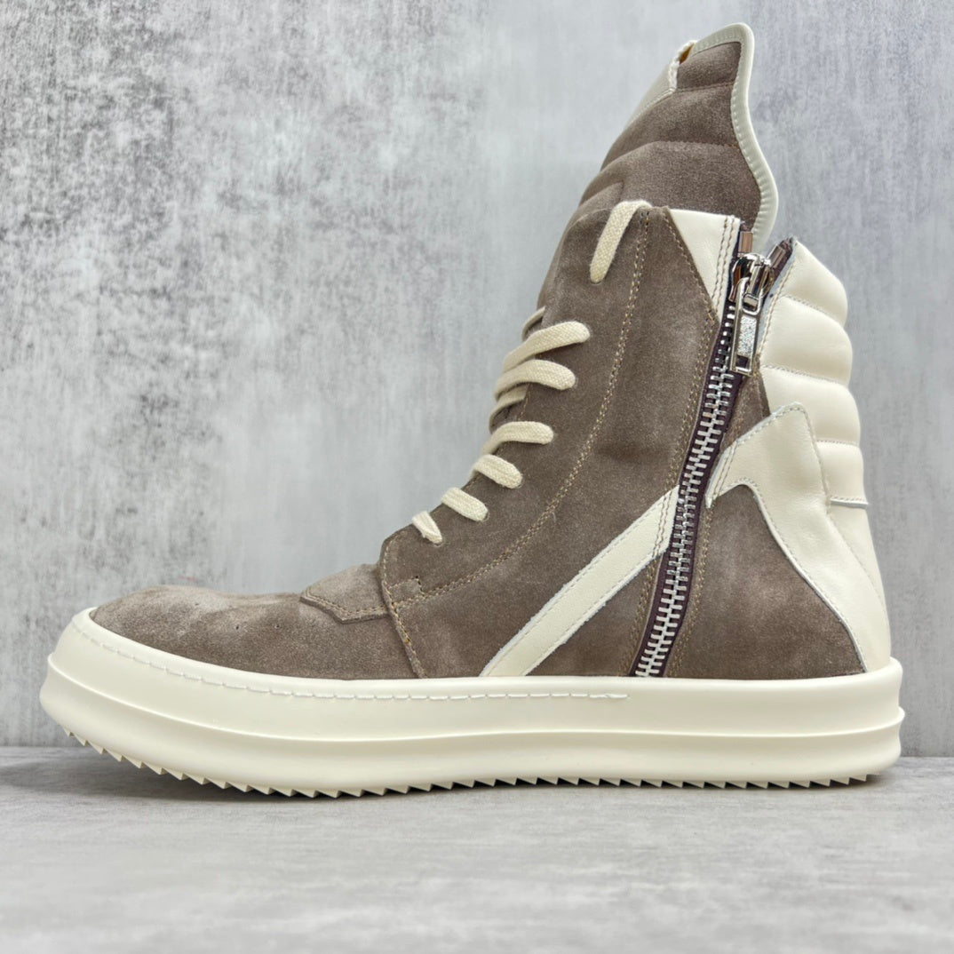 Rick Owens Geobasket "Grey-White"