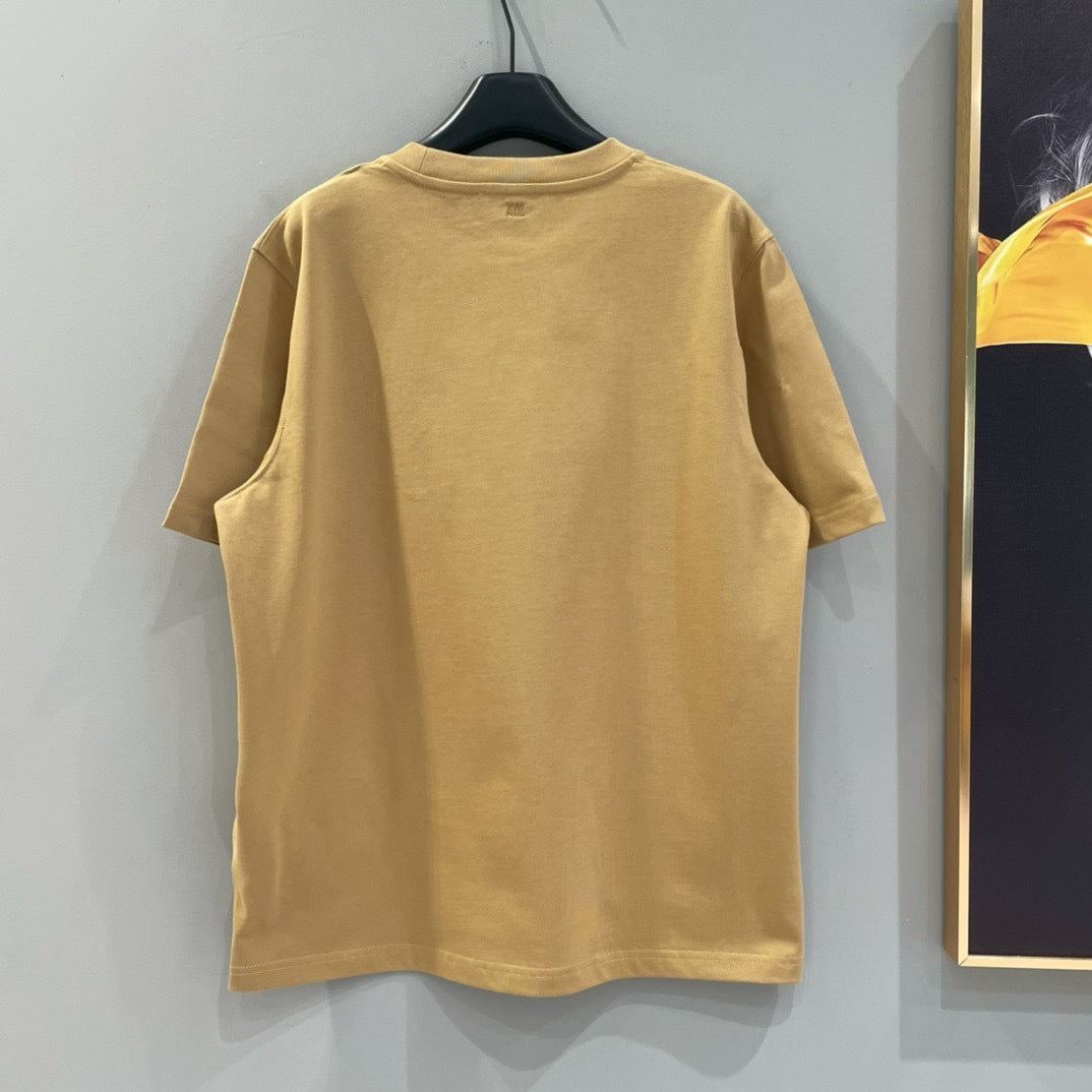 Ami Paris T-Shirt "Beige-Green"