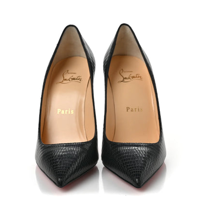 Christian Louboutin Kate Embossed Leather Pumps 100mm "Black"