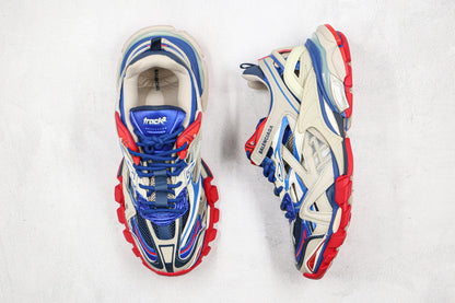 Balenciaga Track 2.0 "White-Blue-Red"