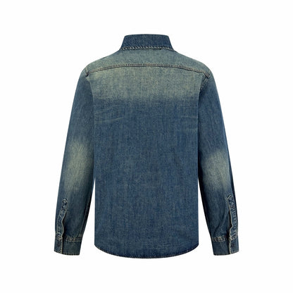 Gucci Washed Certified Cotton Denim Shirt