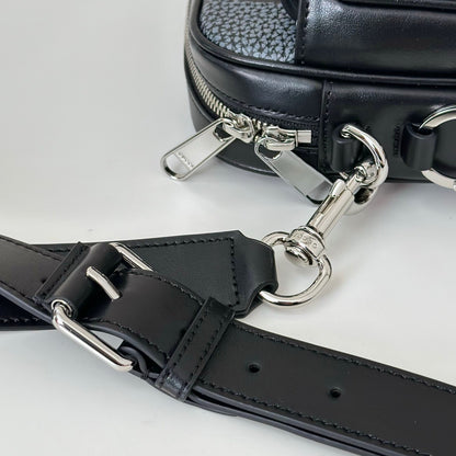 Gucci GG Jumbo Leather Crossbody Bag