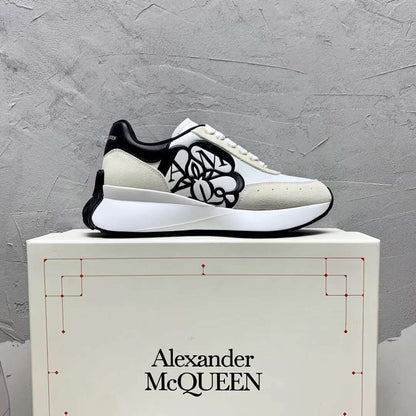 Alexander McQueen Sprint Runner "White-Beige-Black"