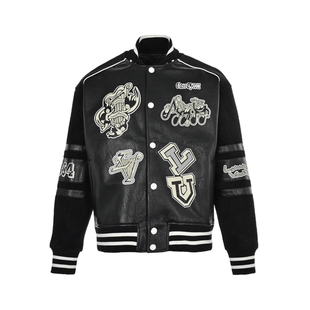 Louis Vuitton Varsity Bomber Jacket "Black"