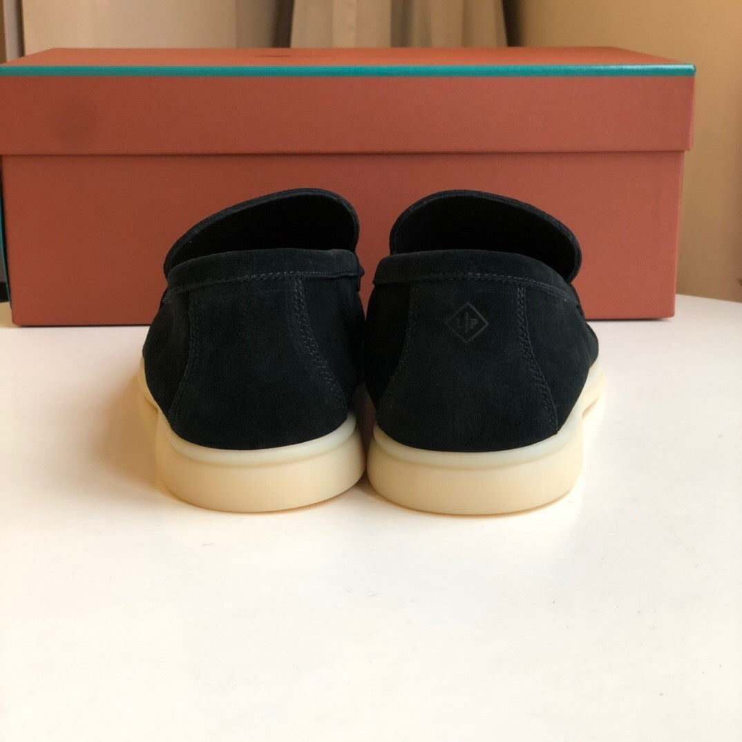 Loro Piana Summer Walk Loafers "Black"