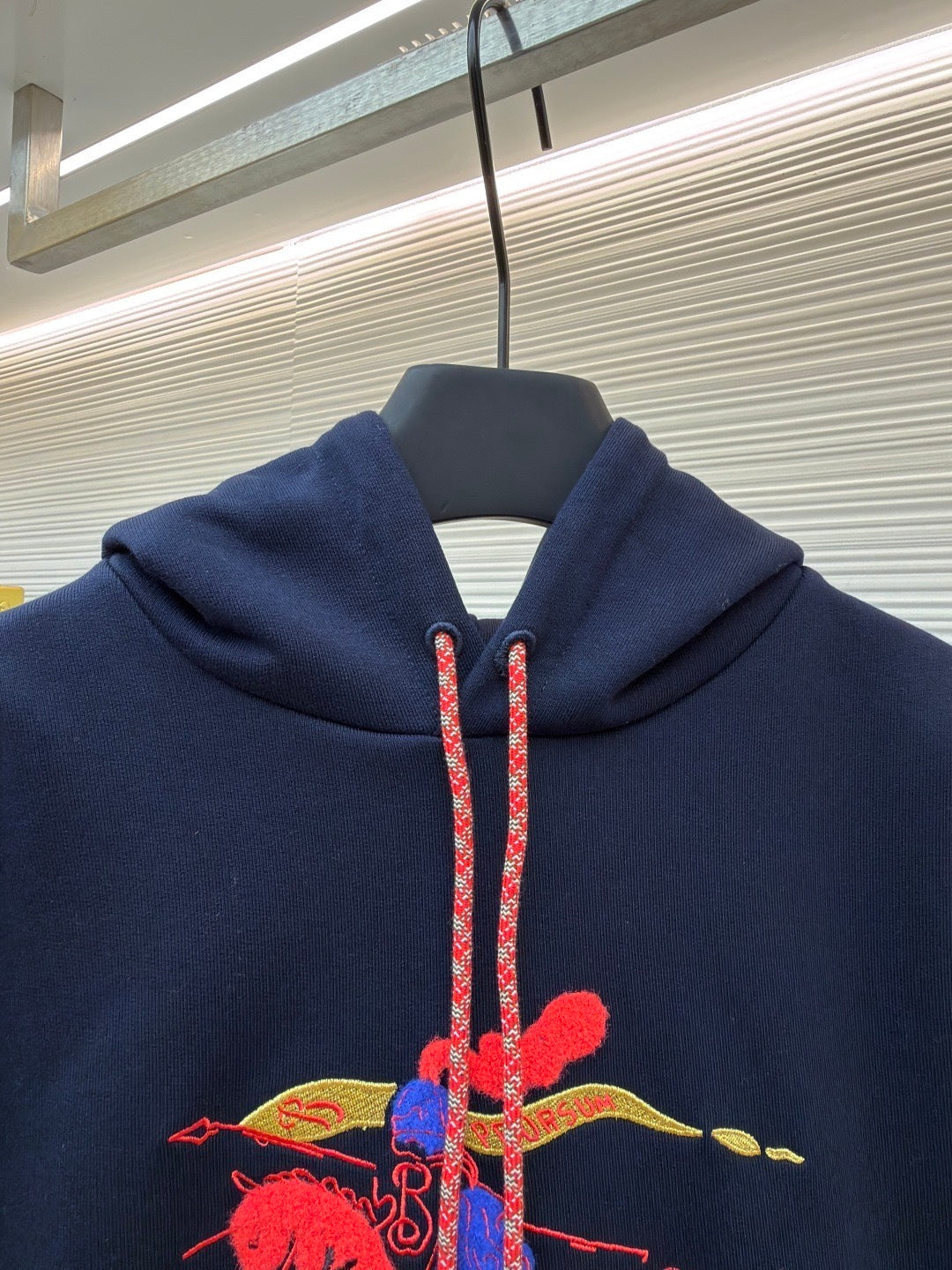 Burberry EKD Cotton Hoodie "Navy Blue"