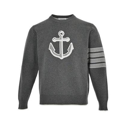 Thom Browne Anchor Sweater "Grey"