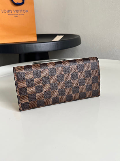 Louis Vuitton Emilie Wallet "Damier Ebene"