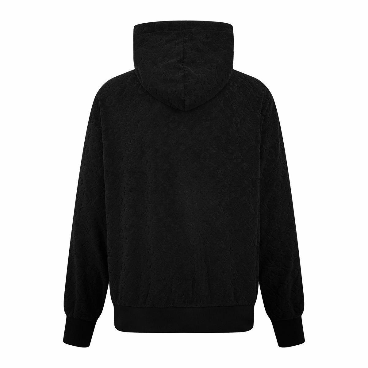 Louis Vuitton Monogram French Terry Zip-Through Hoodie "Black"