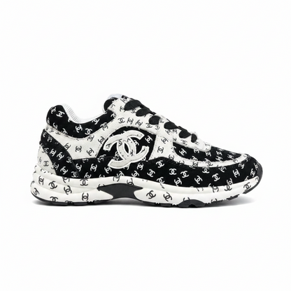 Chanel 22A "Black-White All Over Logo"