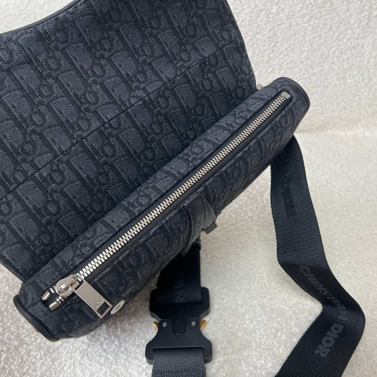 Dior Mini Saddle Bag Oblique Jacquard
