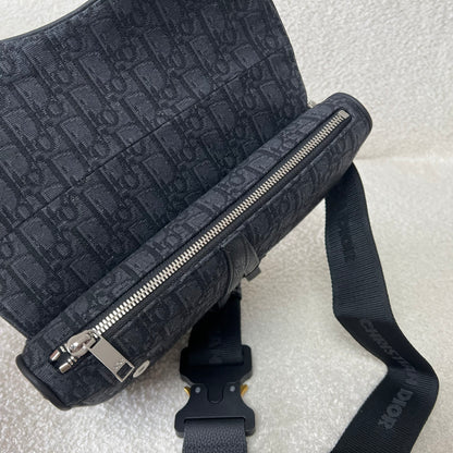 Dior Mini Saddle Bag Oblique Jacquard