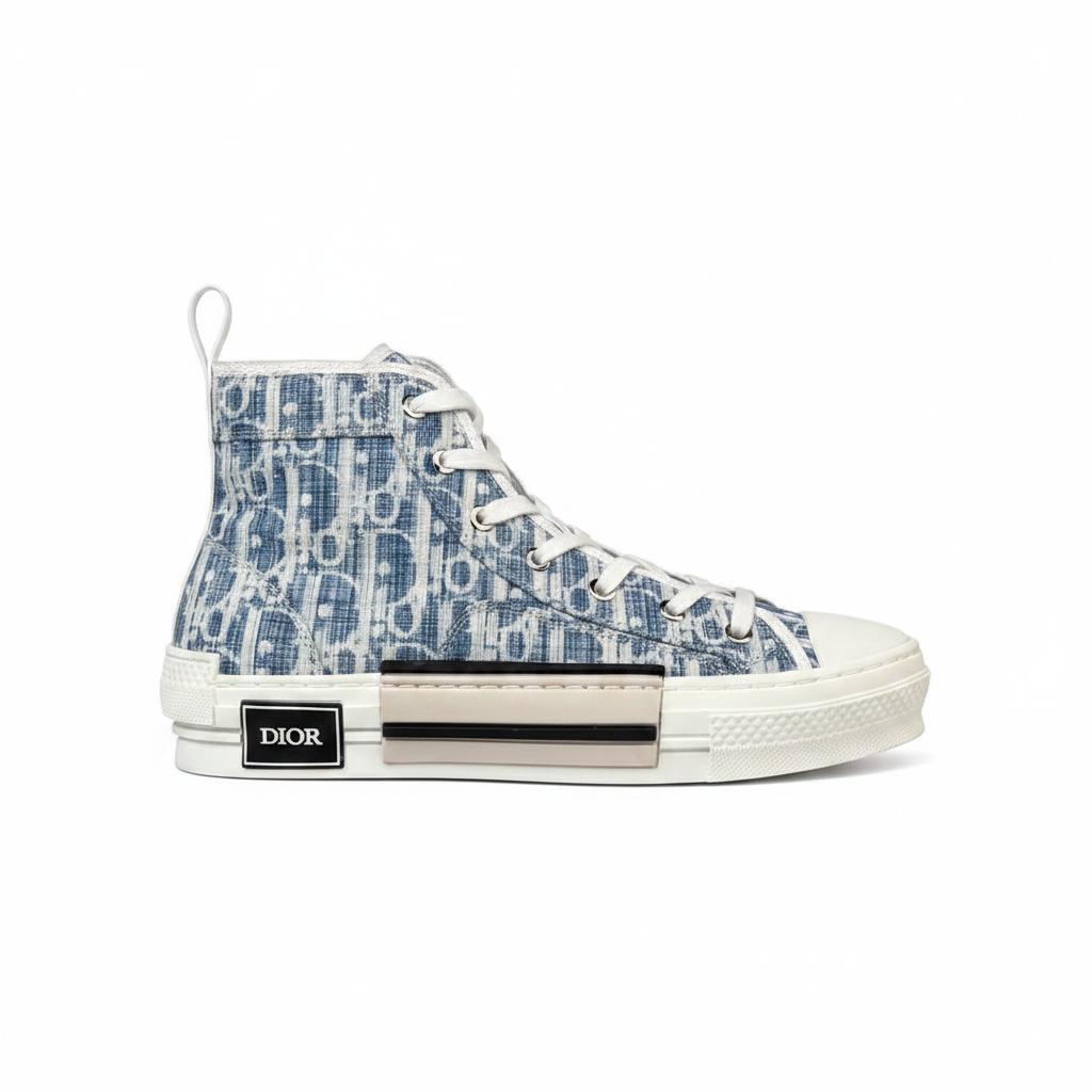 Dior B23 High-Top "Kasuri Blue"