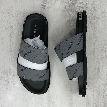 Balenciaga Slides "Black-Grey"