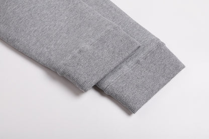 Miu Miu Jersey Zip-up Hoodie "Grey"