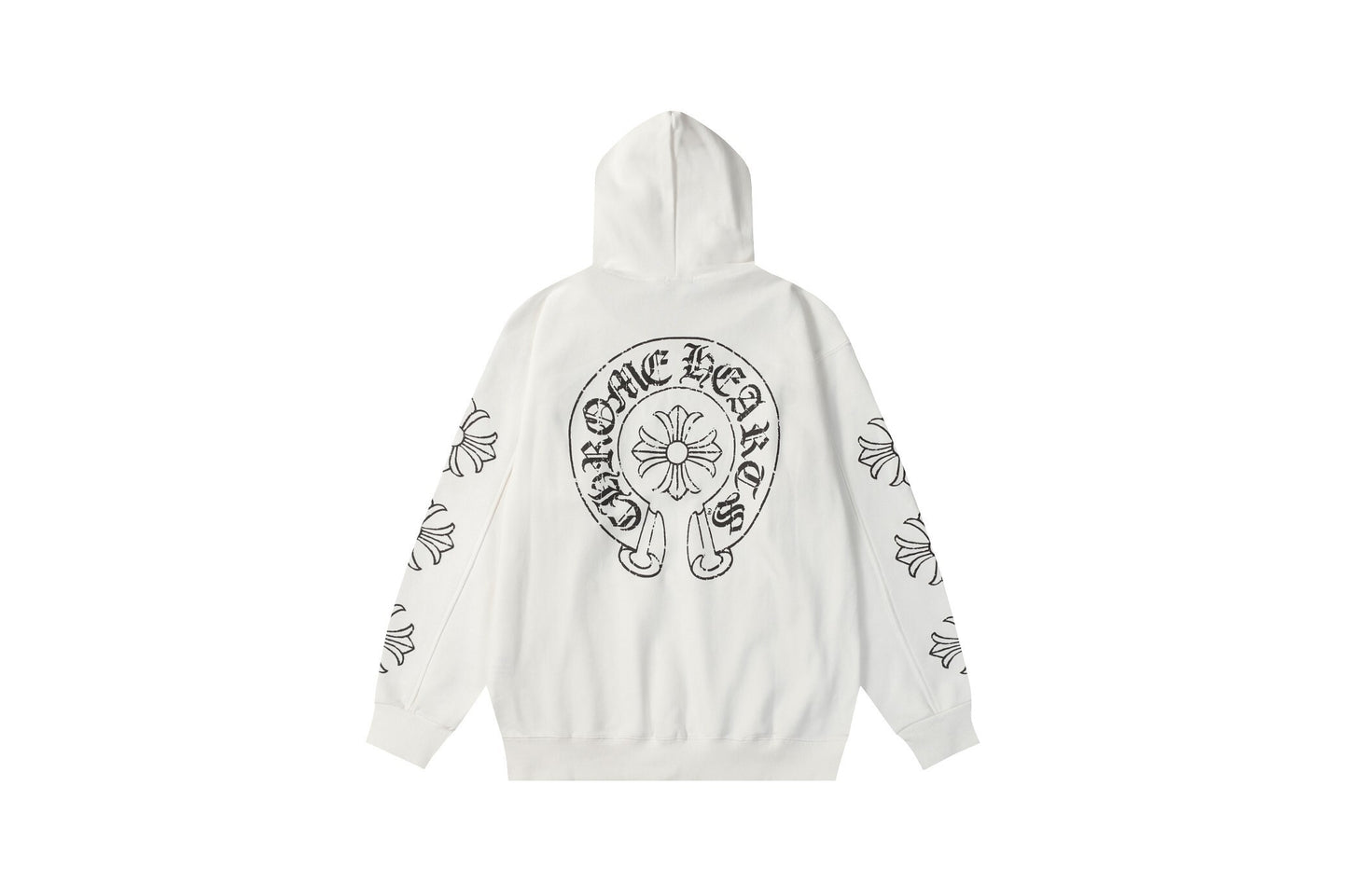 Chrome Hearts Hoodie "White-Black"