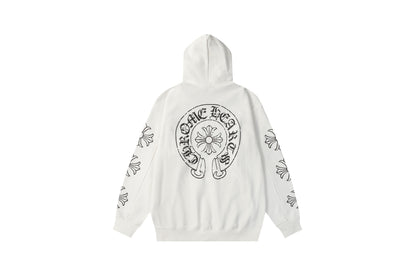 Chrome Hearts Hoodie "White-Black"