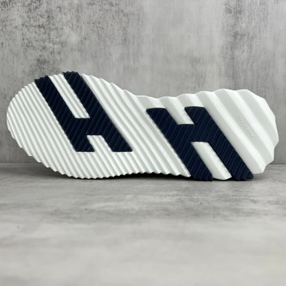 Hermes Bouncing Sneakers "White-Grey-Blue"