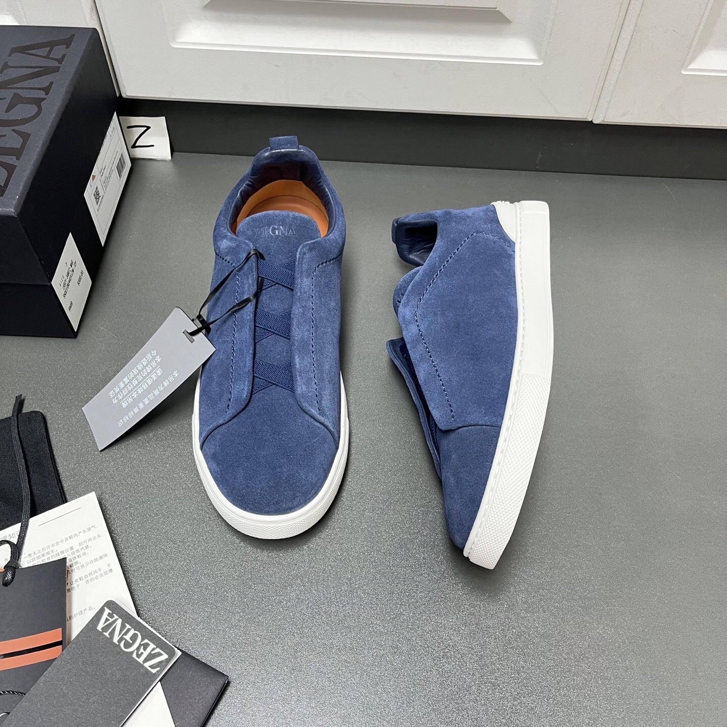 Zegna Triple Stitch "Blue"