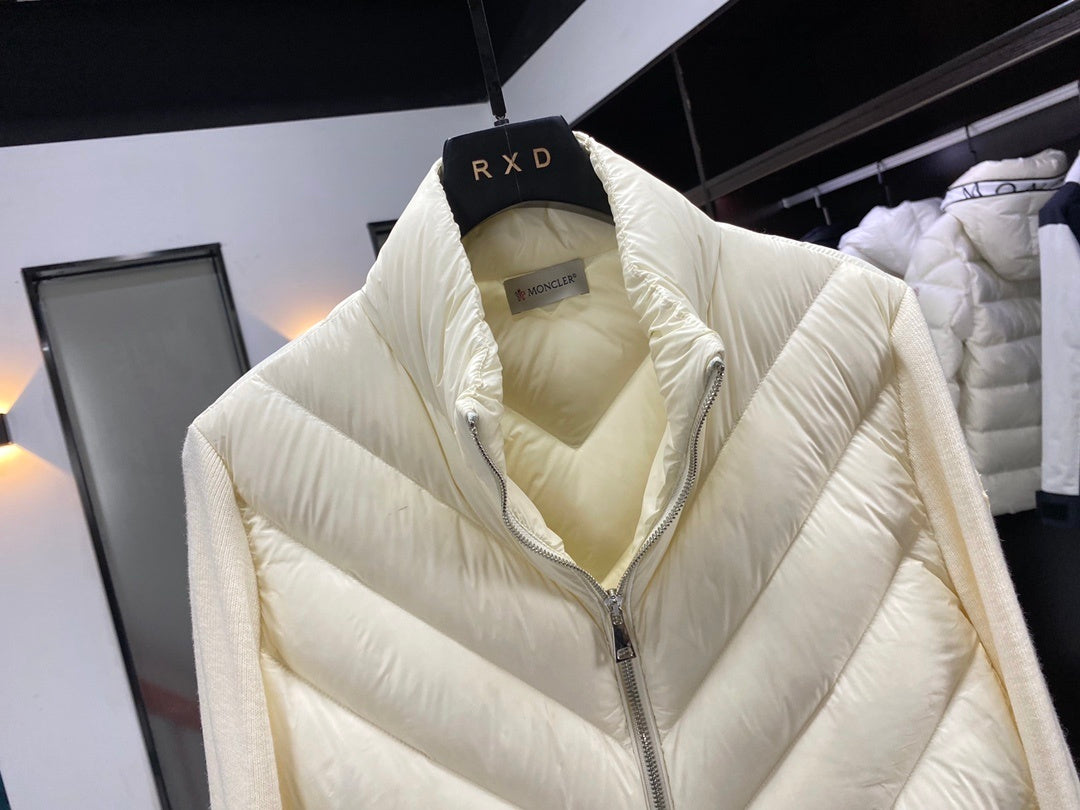 Moncler Hybrid Down Top "White"