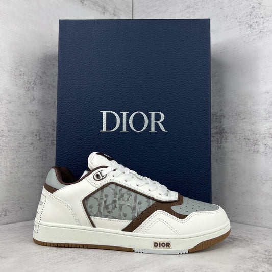 Dior B27 Low "White-Grey-Brown"