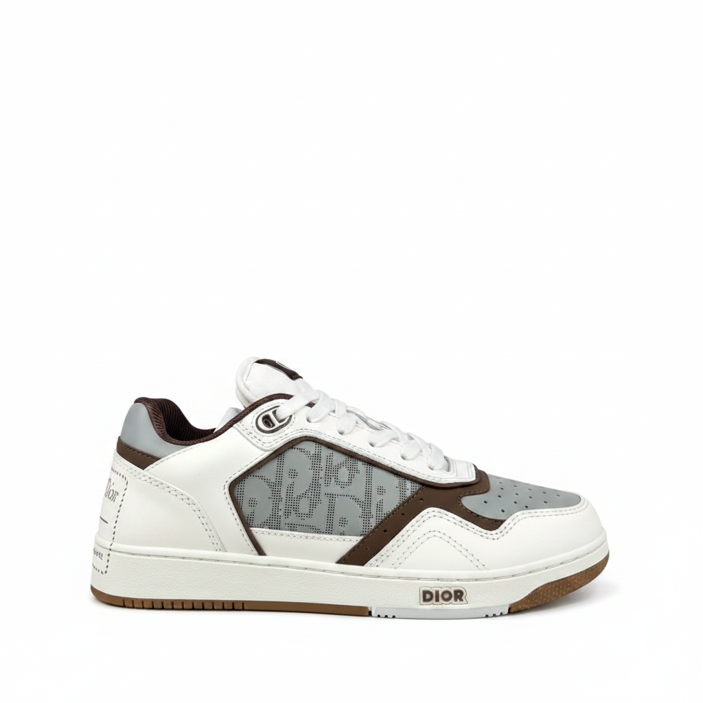 Dior B27 Low "White-Grey-Brown"