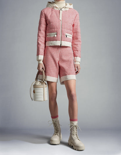Moncler Remonay Tweed Down Jacket "Pink"
