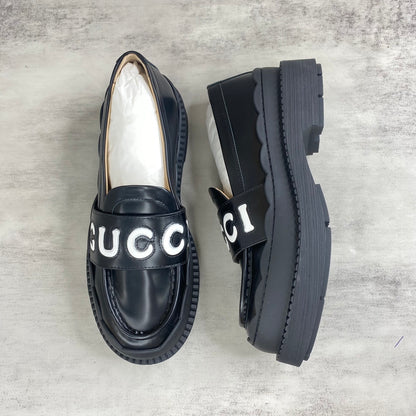 Gucci Leather Loafers "Black"