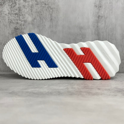 Hermes Bouncing Sneakers "Red Crocodile Pattern"