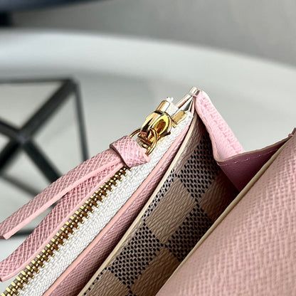 Louis Vuitton Emilie Wallet "Damier Azur"
