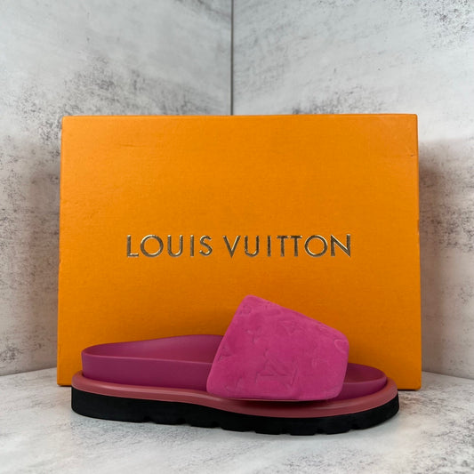 Louis Vuitton Slides "Pink-Black"