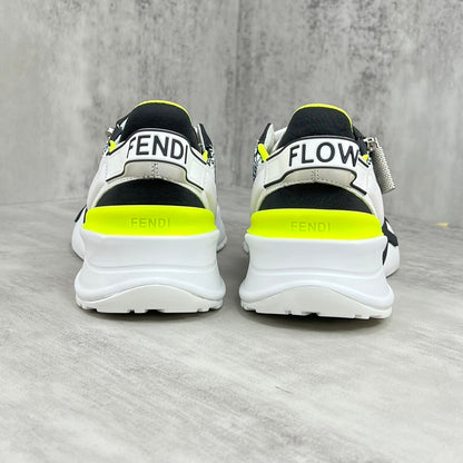 Fendi Flow "White-Black-Fluo Yellow"