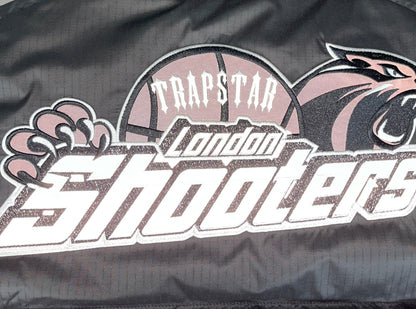Trapstar Shooters Down Jacket "Black-Reflective Logo"