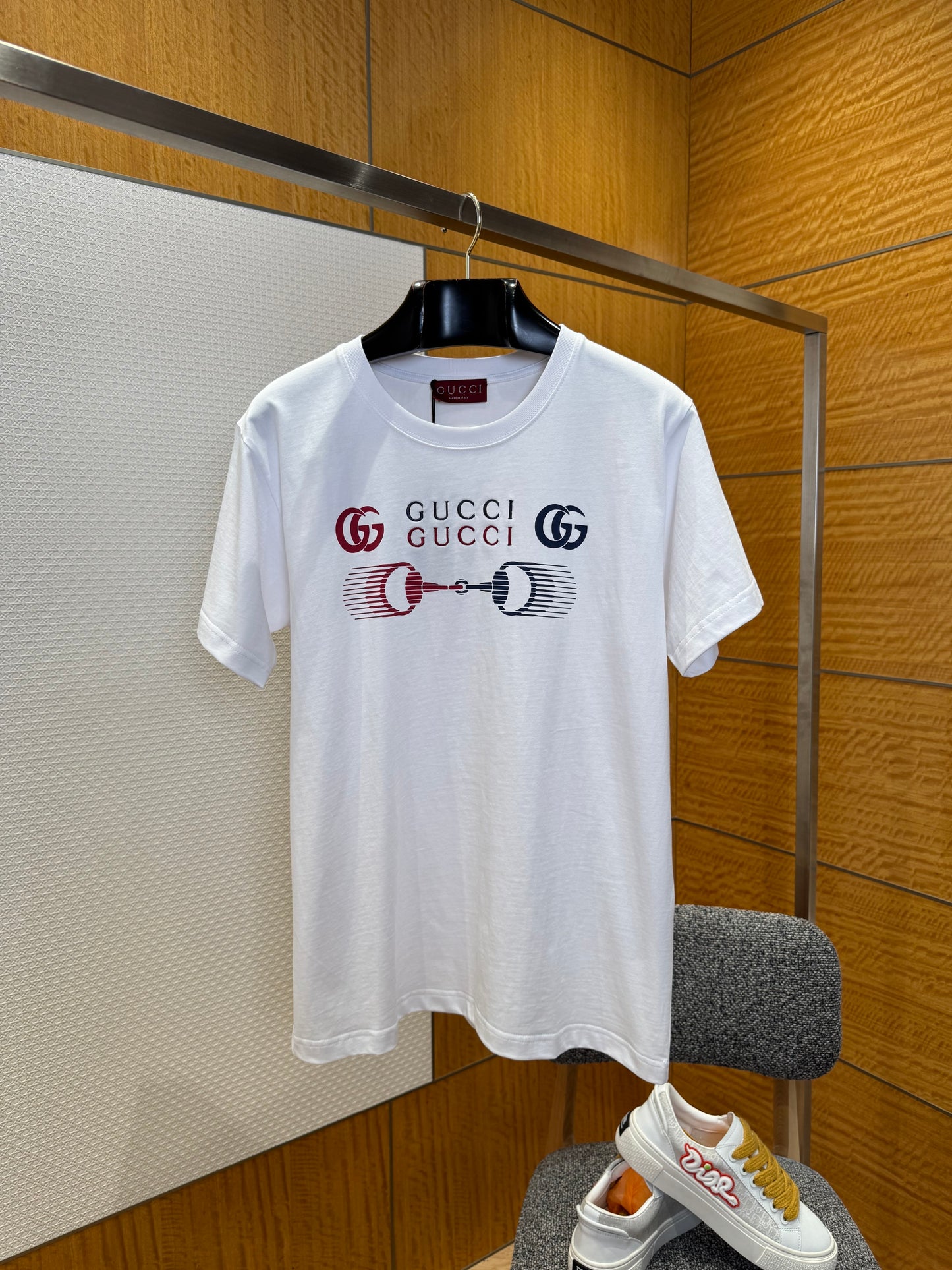 Gucci Printed Cotton Jersey T-Shirt "White"