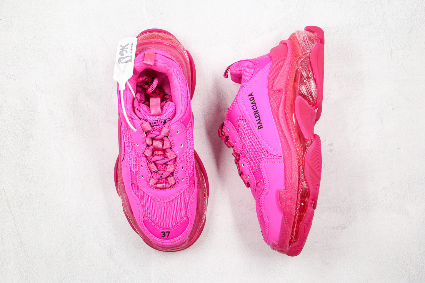 Balenciaga Triple S "Pink Clear Sole"