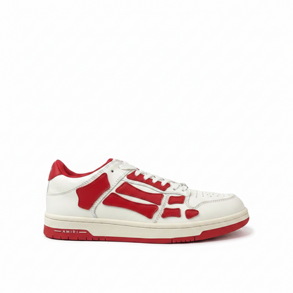 Amiri Skel Top Low "White-Red"