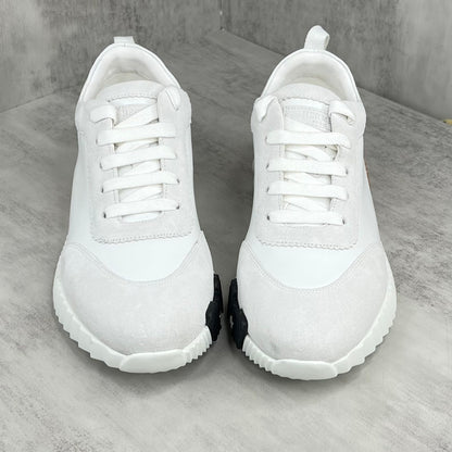 Hermes Bouncing Sneakers "White-Grey-Brown"