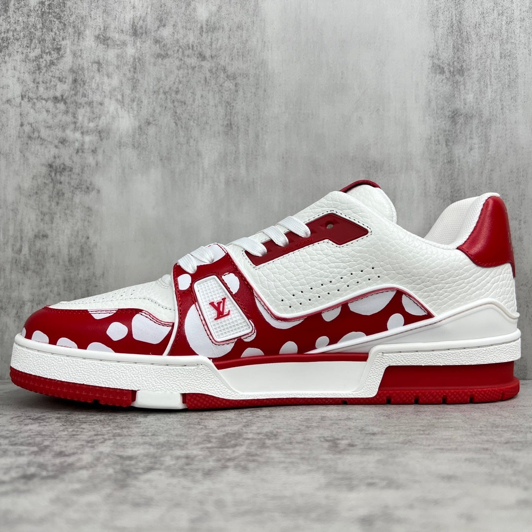 Louis Vuitton x Yayoi Kusama Trainers "Red-White"