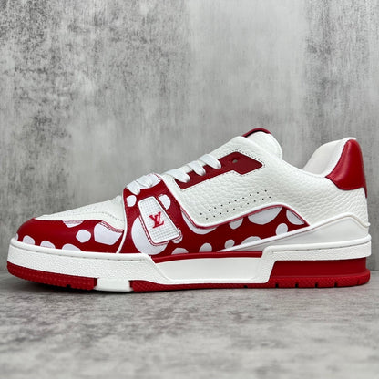 Louis Vuitton x Yayoi Kusama Trainers "Red-White"