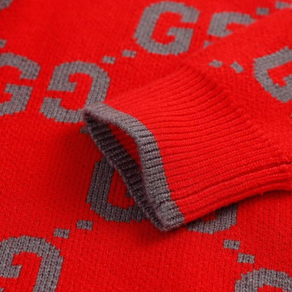 Gucci Sweater "Red-Grey"