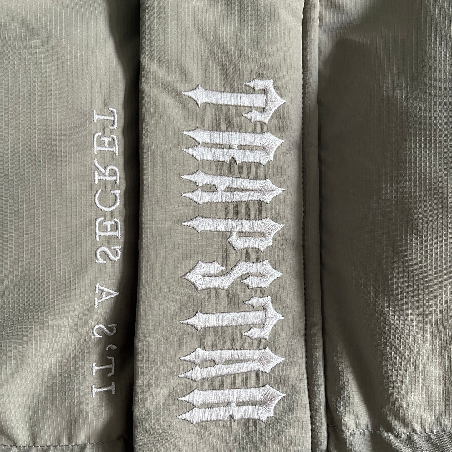 Trapstar Decoded 2.0 Down Jacket "Beige"