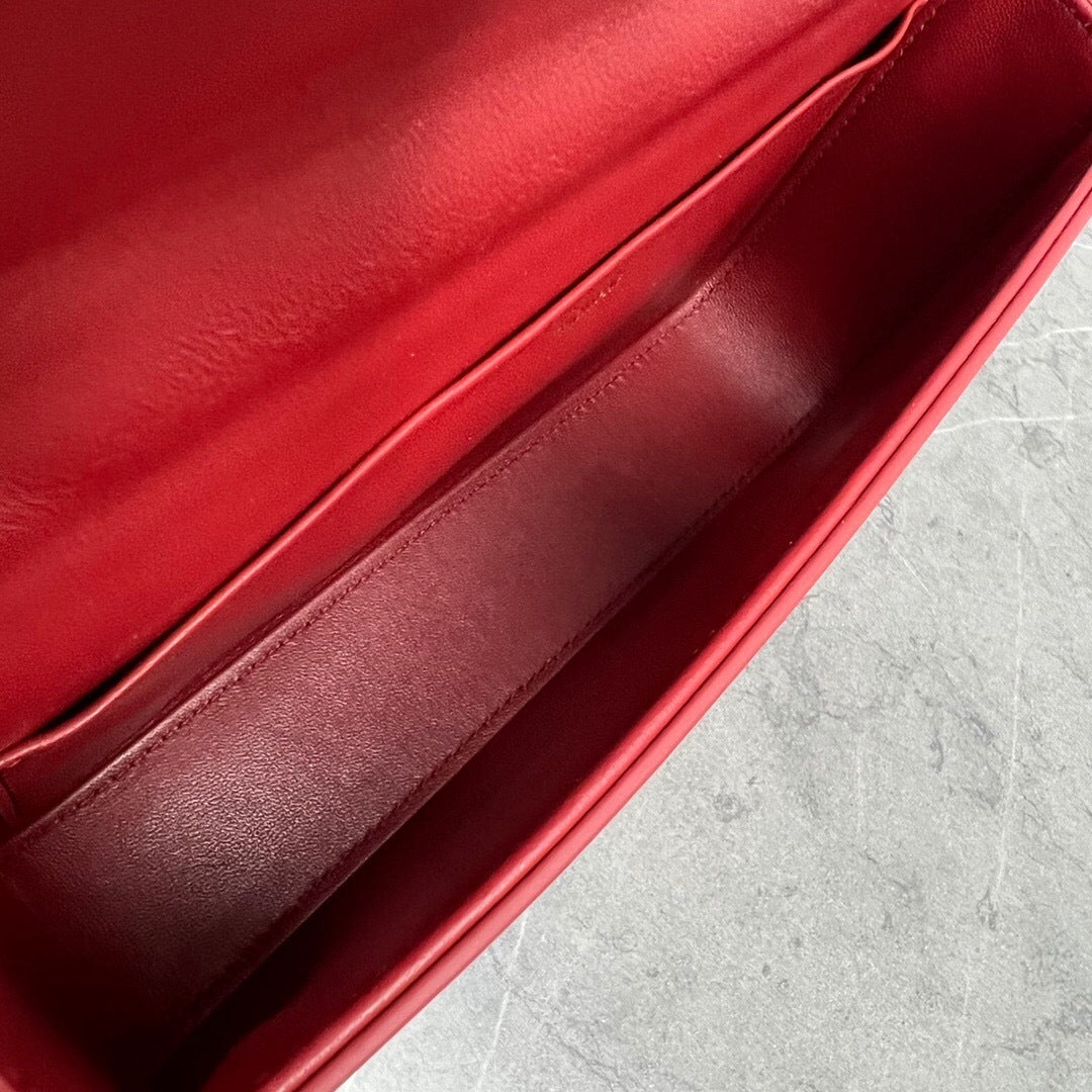 Celine Chain Shoulder Bag Claude in Shiny Calfskin